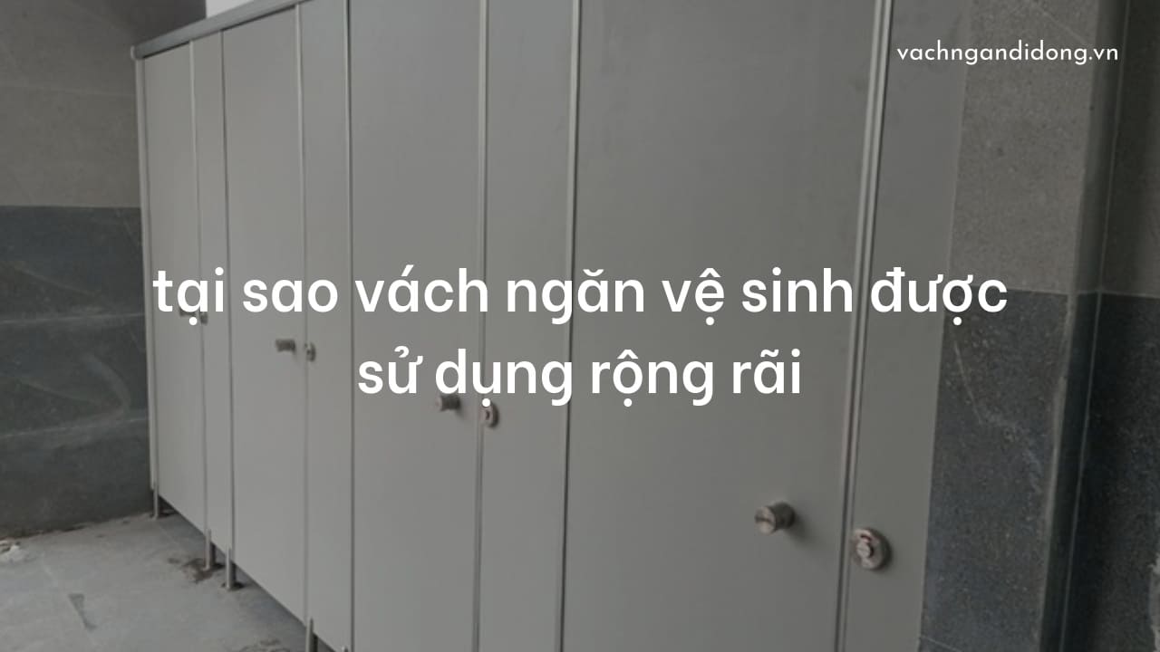 tại sao vách ngăn vệ sinh được sử dụng rộng rãi