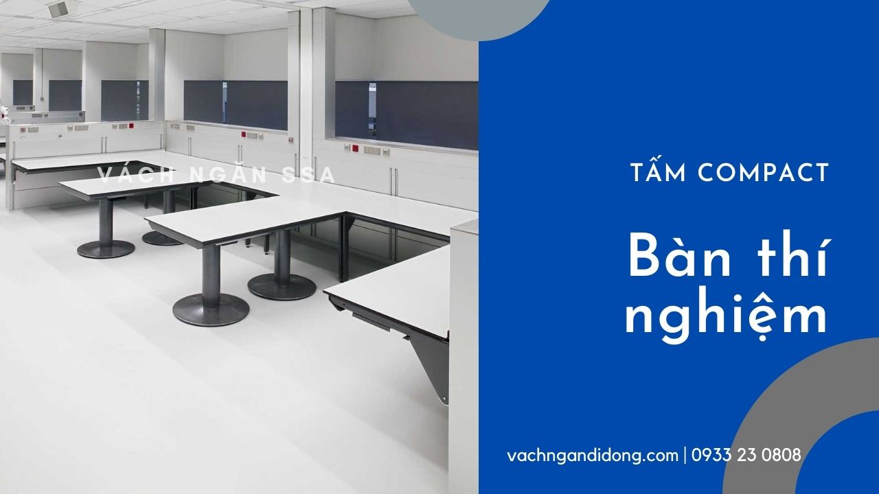 Ứng dụng tấm Compact HPL làm mặt bàn thí nghiệm