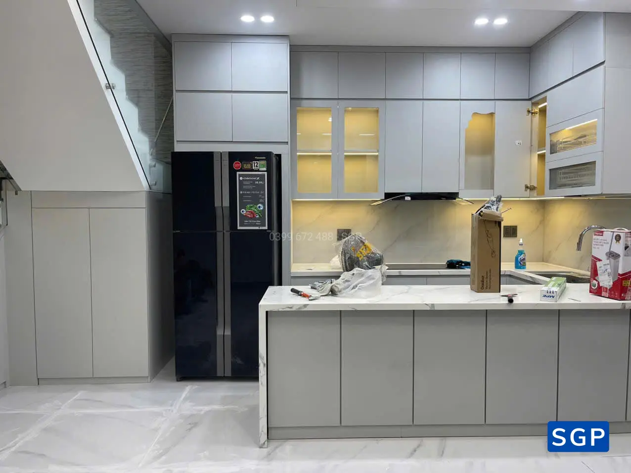 Hoàn thiện nội thất nguyên căn cho Anh Chị khách Hiệp Phước - 2