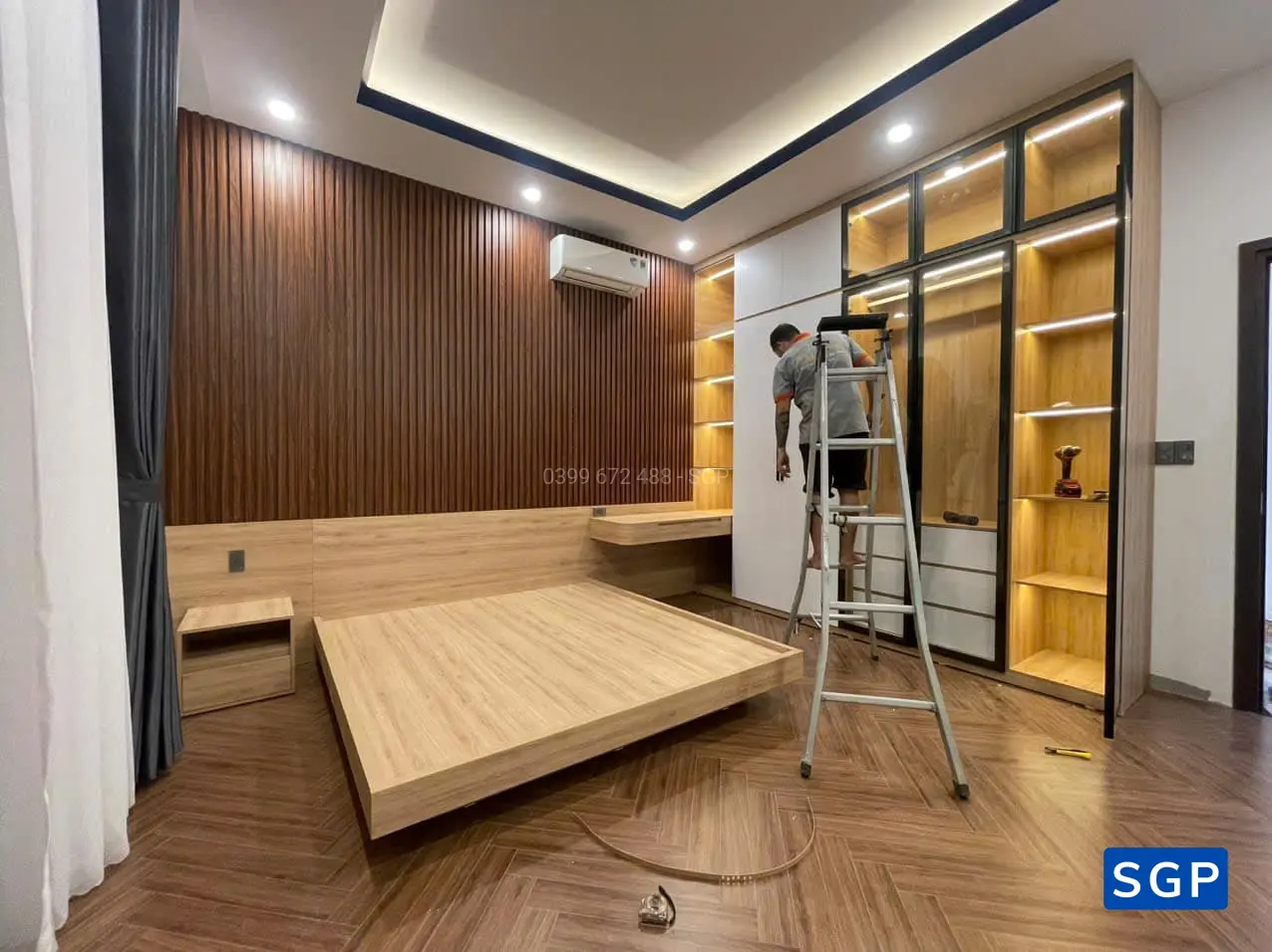 Hoàn thiện nội thất nguyên căn cho Anh Chị khách Hiệp Phước - 5
