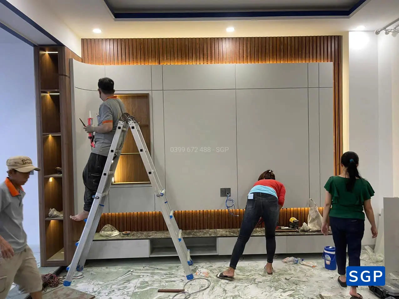 Hoàn thiện nội thất nguyên căn cho Anh Chị khách Hiệp Phước - 8