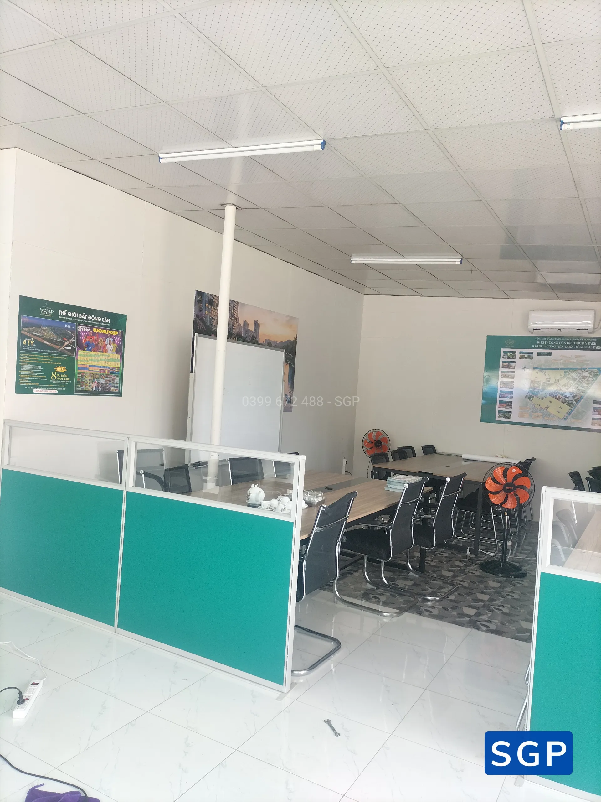 Lắp vách ngăn lửng cho công ty bất động sản ở Hóc Môn - 14