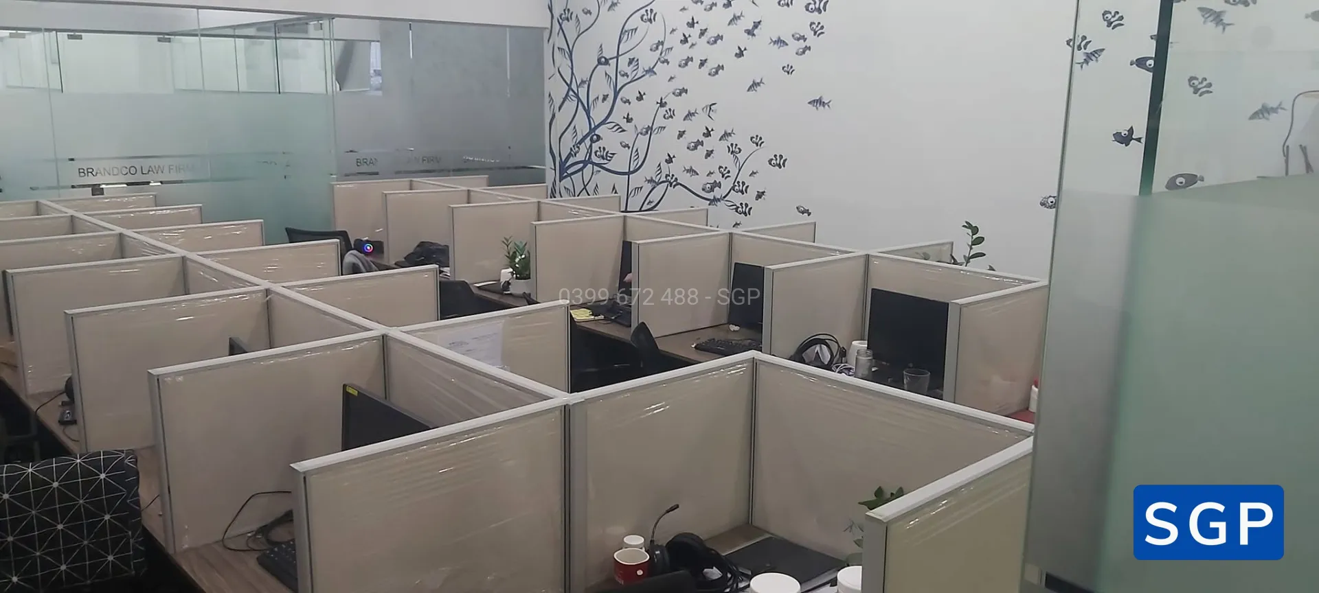 vách ngăn trên mặt bàn  - 2