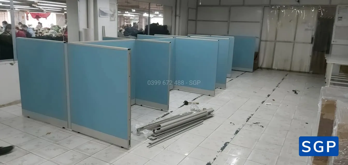 giao vách ngăn nỉ cho công ty may - 3