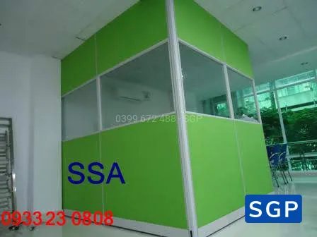 Lắp đặt vách ngăn phòng cho công ty máy lọc nước - 2