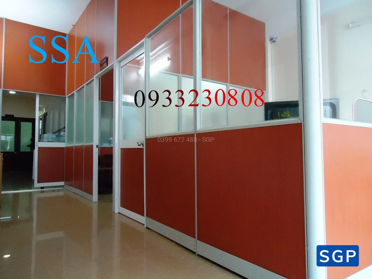 Sản xuất và lắp đặt vách gỗ khung nhôm ngăn phòng - 2