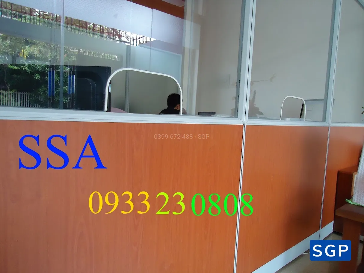 Sản xuất và lắp đặt vách gỗ khung nhôm ngăn phòng - 5