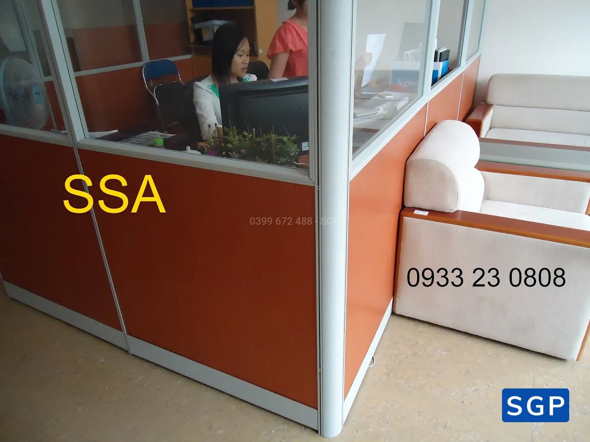 Sản xuất và lắp đặt vách gỗ khung nhôm ngăn phòng - 7