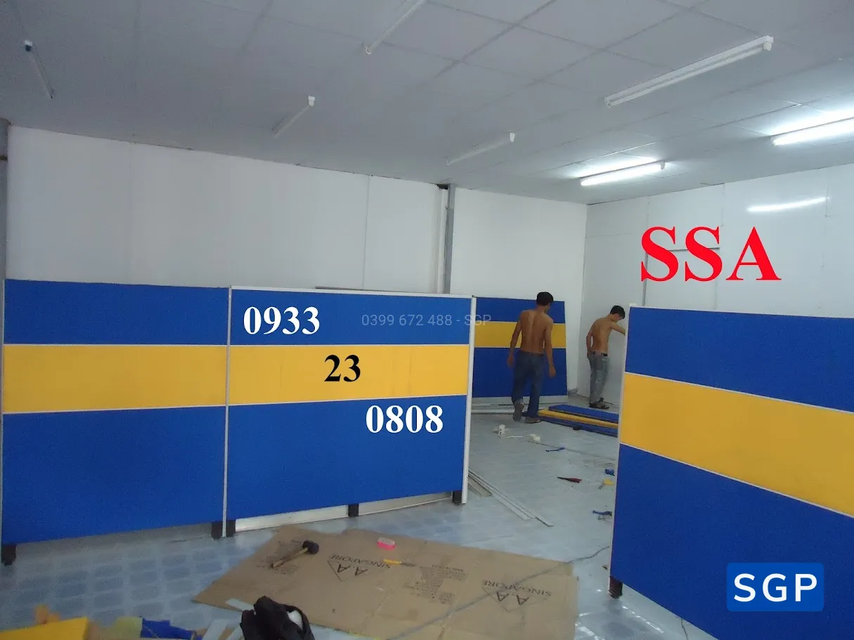 Sản xuất và lắp đặt vách nỉ 3 múi - 7