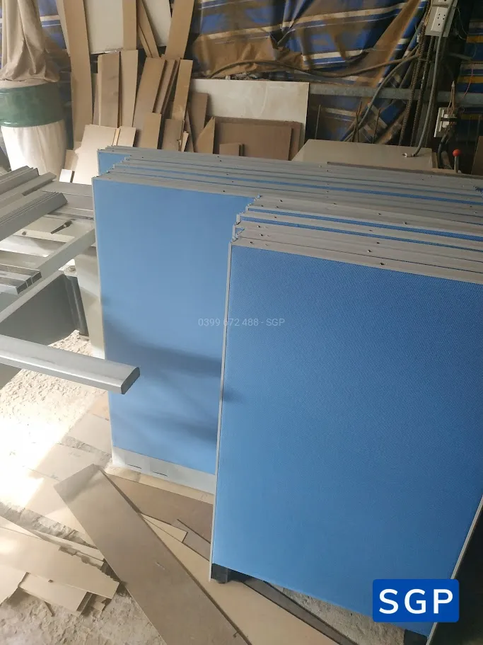 Sản xuất và lắp đặt vách nỉ - 5
