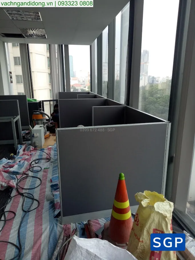Sản xuất và lắp đặt vách nỉ - 5