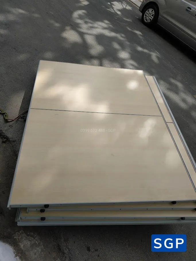 Vách ngăn triễn lãm tại trường FPT - 6