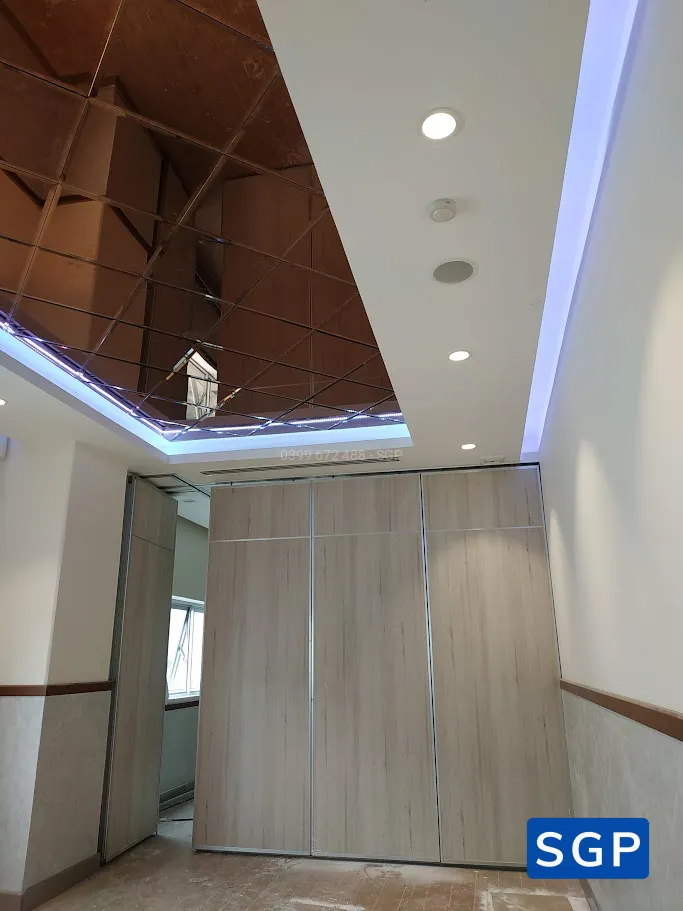 Sản xuất và lắp đặt vách di động