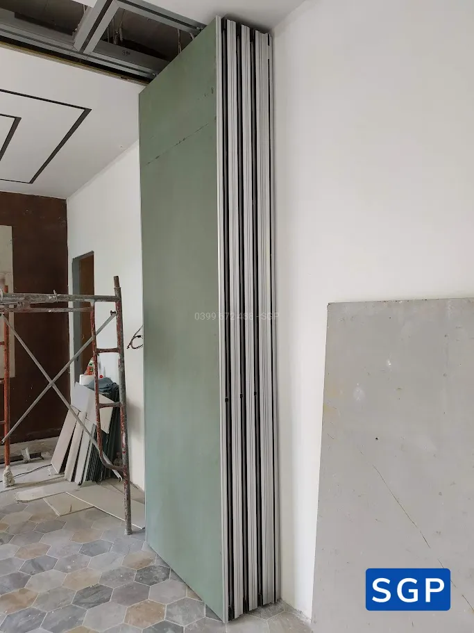 Sản xuất và lắp đặt vách di động cho nhà hàng - 5