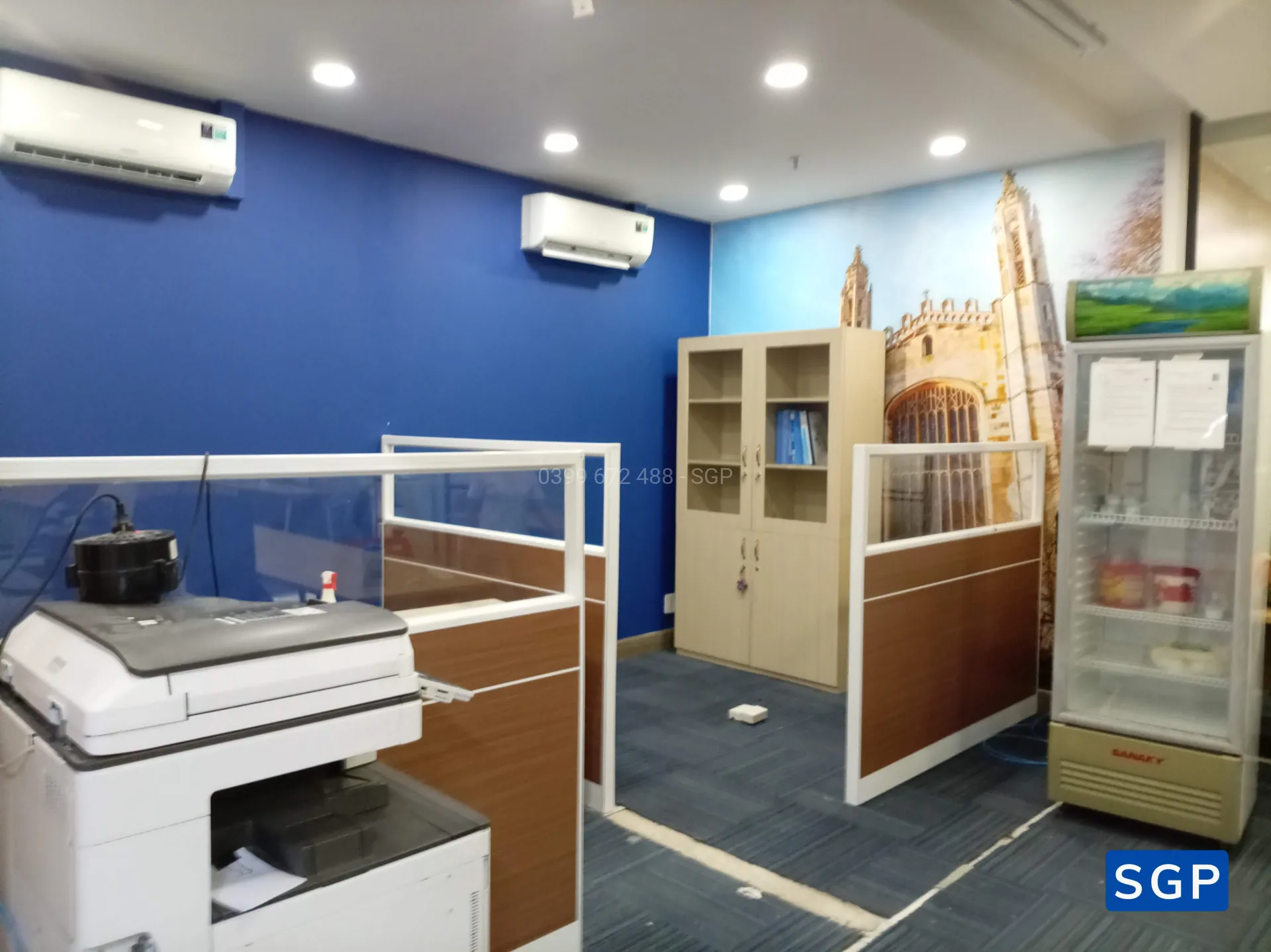 Lắp vách ngăn lửng cho trường học quốc tế gần Cấu Sài Gòn - 5