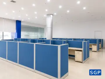 vách nỉ xanh dương 1 múi