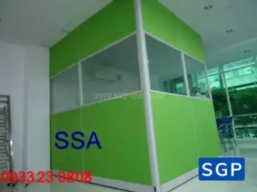 Lắp đặt vách ngăn phòng cho công ty máy lọc nước