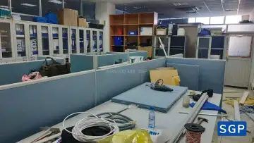 bọc lại vách ngăn nỉ cho công ty VNPT