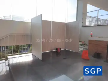 Lắp đặt vách ngăn tại hội chợ cho trường FPT ở quận 9