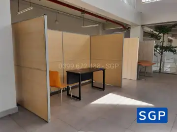 Lắp đặt vách ngăn tại hội chợ cho trường FPT ở quận 9