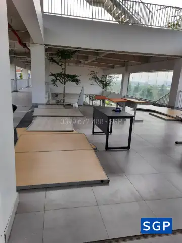 Lắp đặt vách ngăn tại hội chợ cho trường FPT ở quận 9