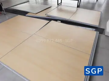 Lắp đặt vách ngăn tại hội chợ cho trường FPT ở quận 9