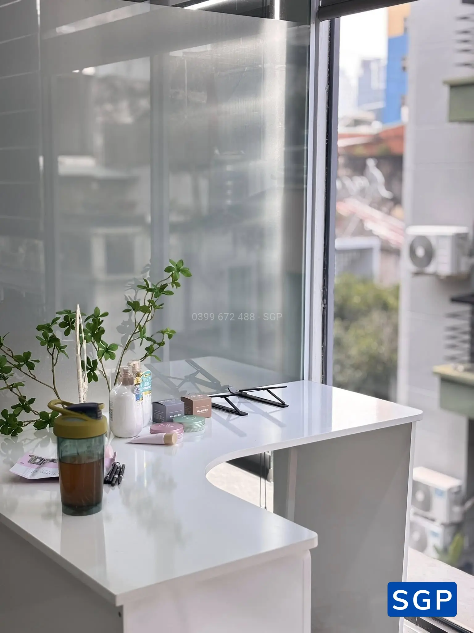 bàn làm việc Decor hình chữ L