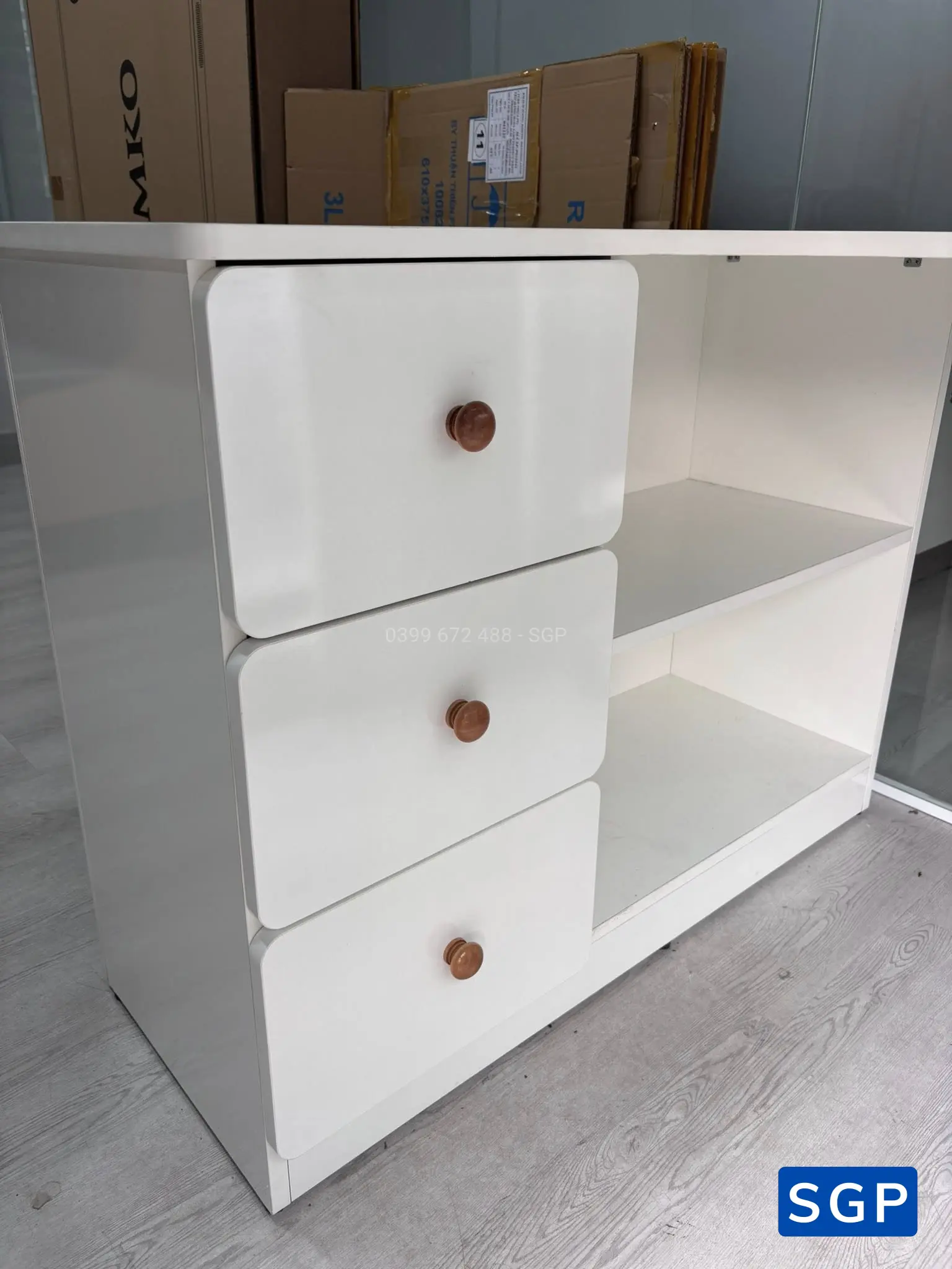 bàn làm việc Decor hình chữ L