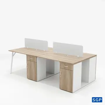Bàn làm việc 4 người ngồi 3